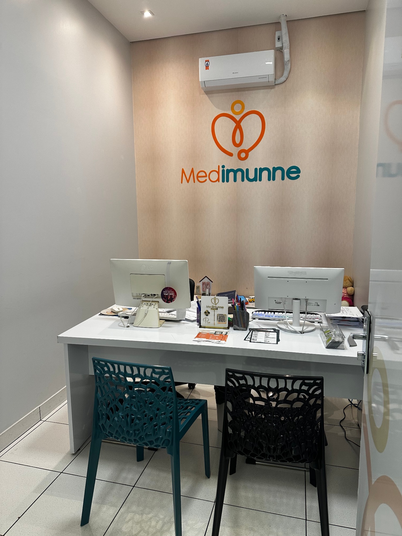 Balcão de atendimento da MedImunne